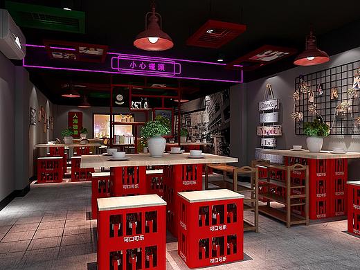 青岛火锅店设计【跟随时代潮流的火锅店】