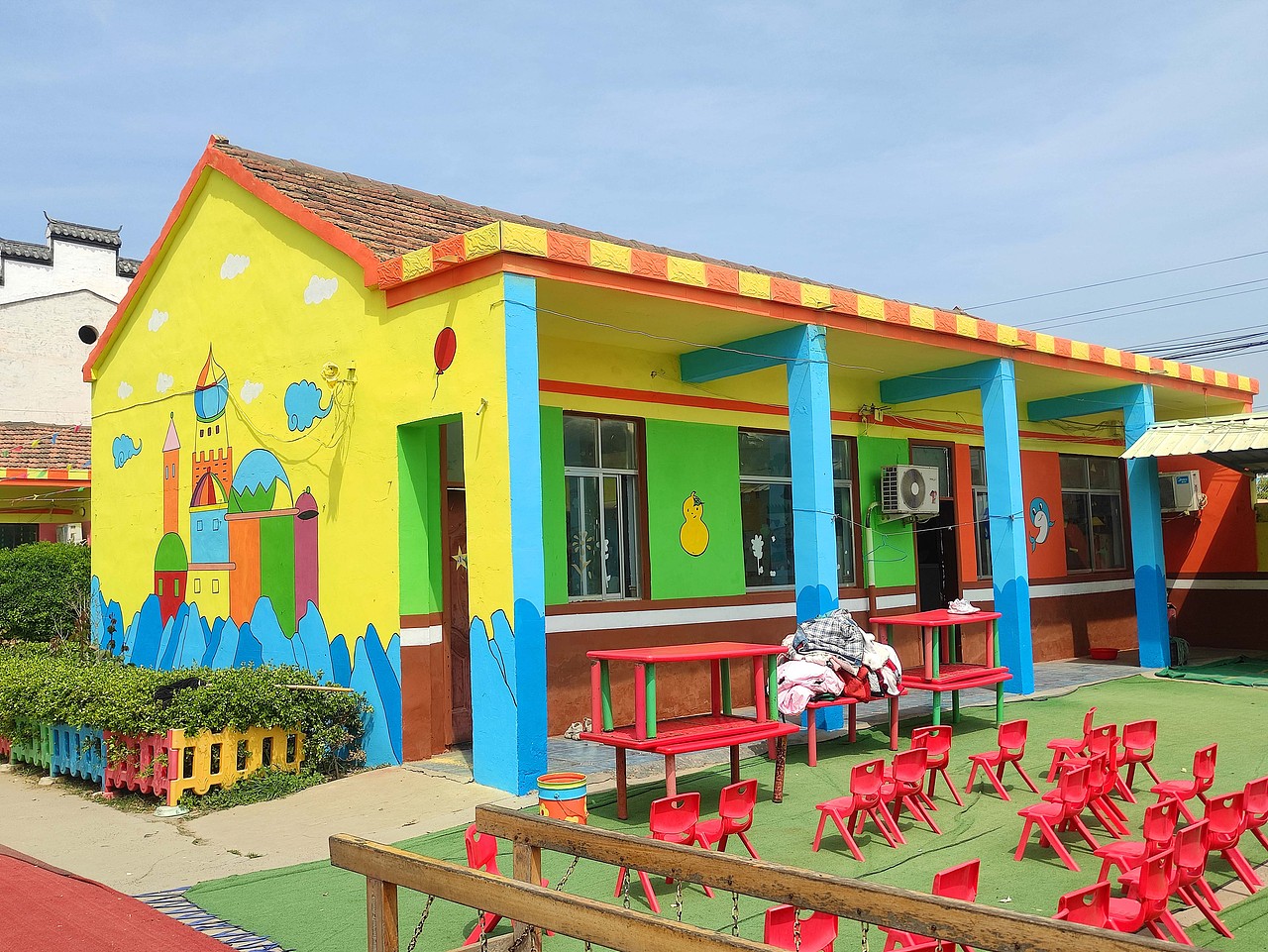 商丘幼儿园墙绘彩绘设计案例