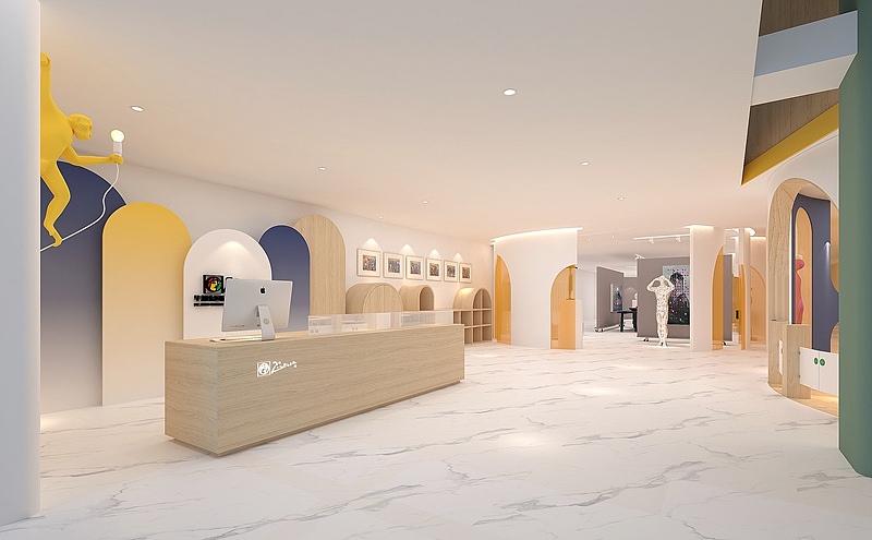 艺科设计|青岛艺术培训机构设计-毕加索国际美术教育（图ZMTc1NDM5MzE2） - 家装设计 - 站酷设计师青岛艺科空间设计原创素材 - 站酷ZCOOL