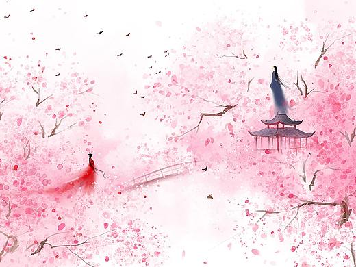 去年今日此门中，人面桃花相映红