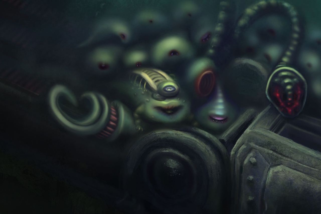 欢快的废弃生物