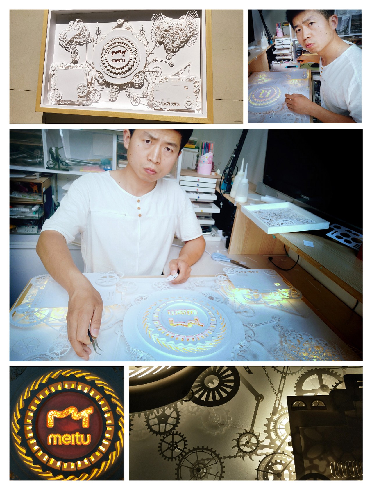 机械齿轮纸雕（图ZMTI0NDUwMjYw） - 其他手工艺 - 站酷设计师尹利帅纸艺师原创素材 - 站酷ZCOOL