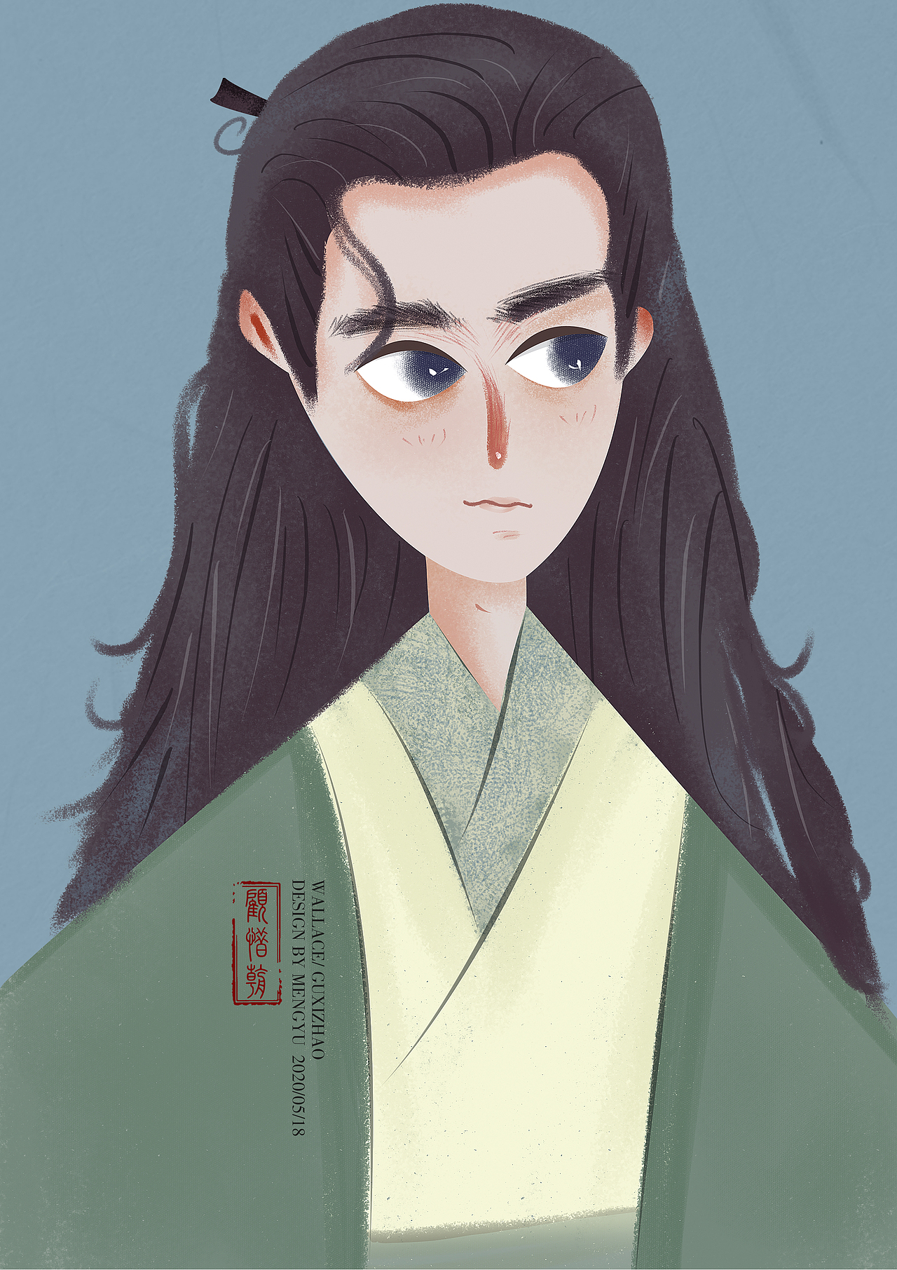 人物插画（图ZMjA3NjY1MjM2） - 创作习作 - 站酷设计师梦羽w原创素材 - 站酷ZCOOL