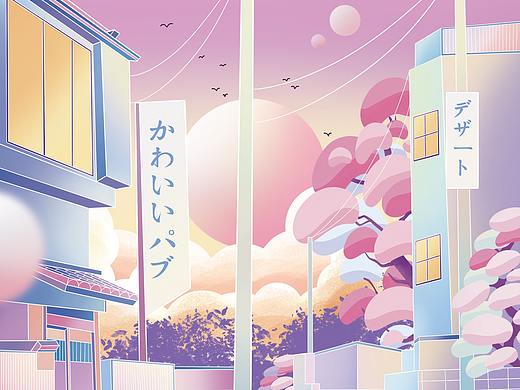 粉嫩小清新插画系列