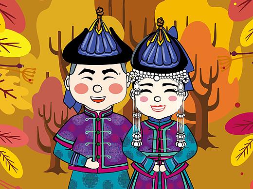 蒙古元素 人物篇（个人主页-ZNDUwMDIyODg=） - 创作习作 - 站酷设计师根根G原创素材 - 站酷ZCOOL
