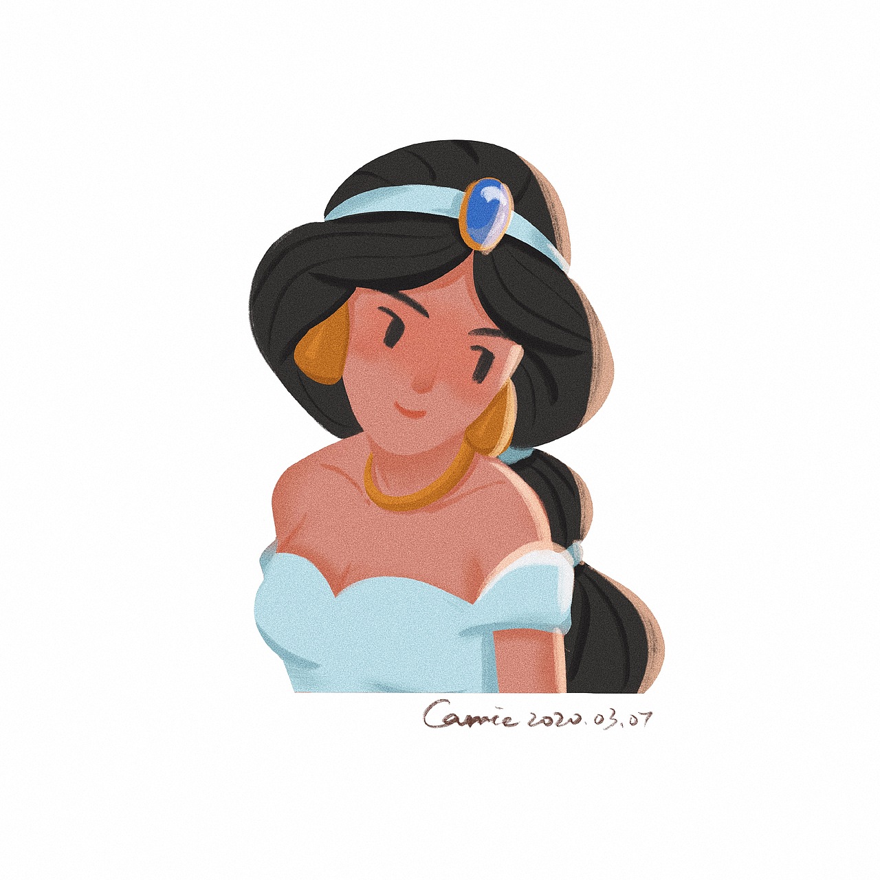 画个迪士尼公主