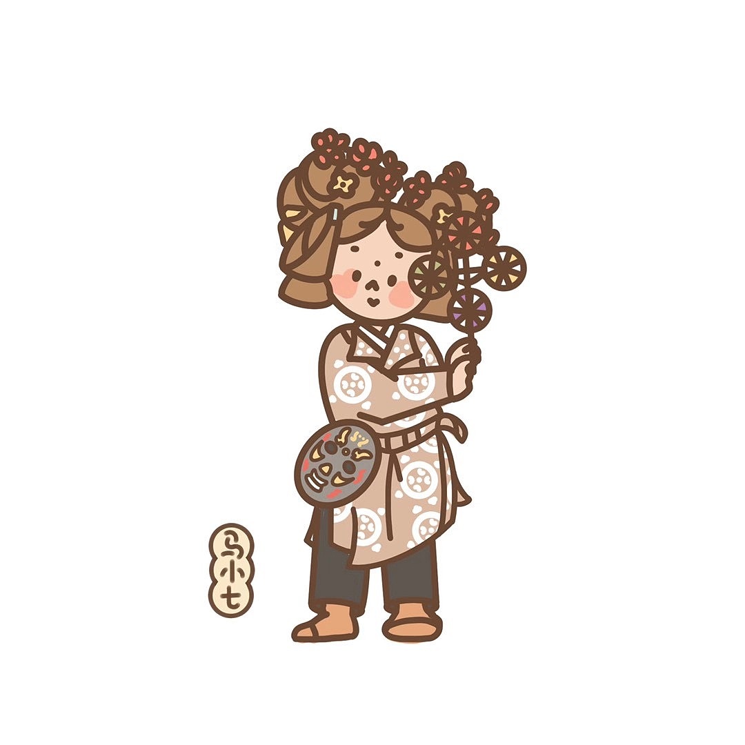 华裳九州的汉服娘们如果变q版会怎么样呢?