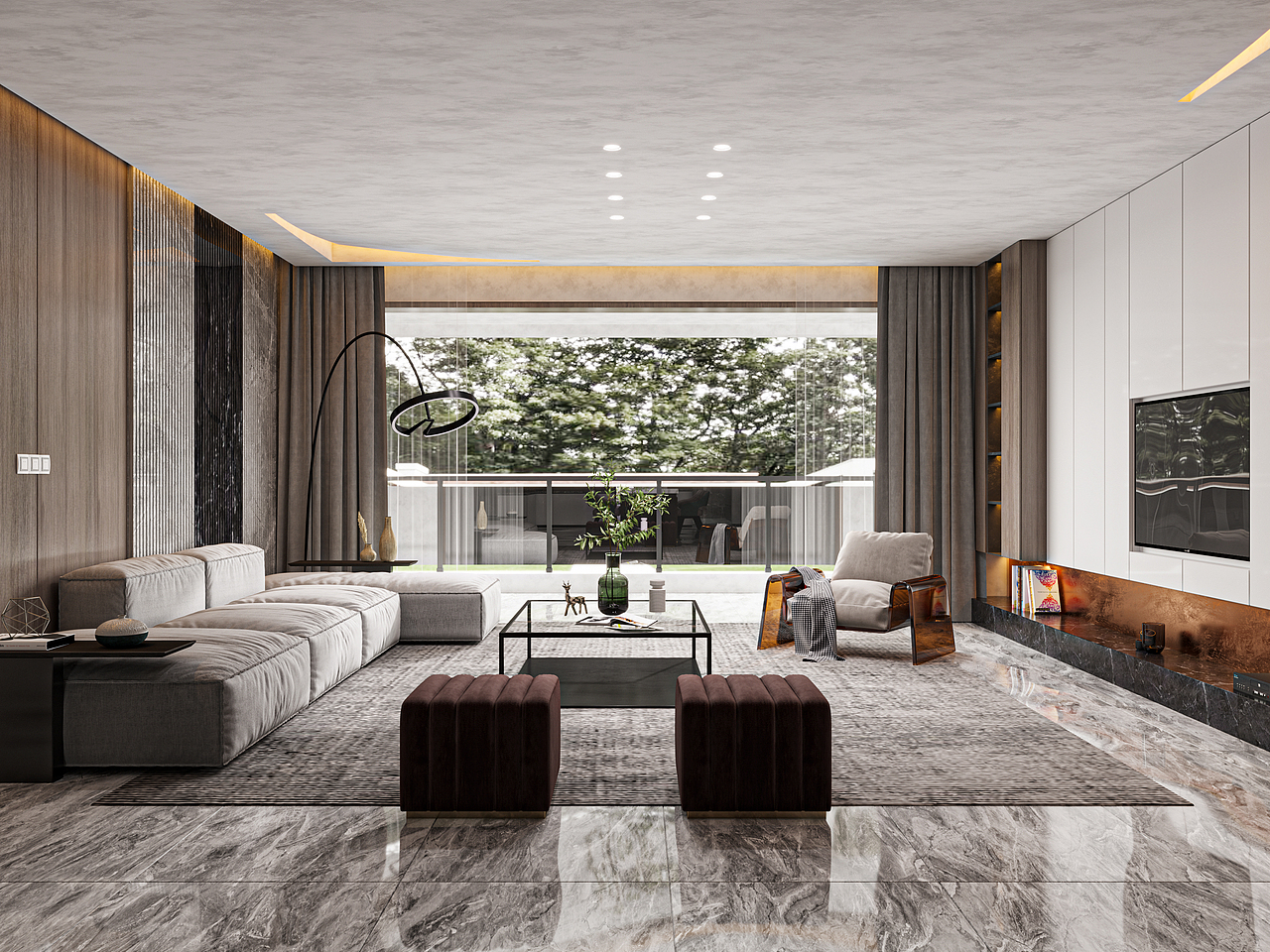 现代轻奢（图ZMjQ2NDM4ODc2） - 家装设计 - 站酷设计师一品设计王文原创素材 - 站酷ZCOOL