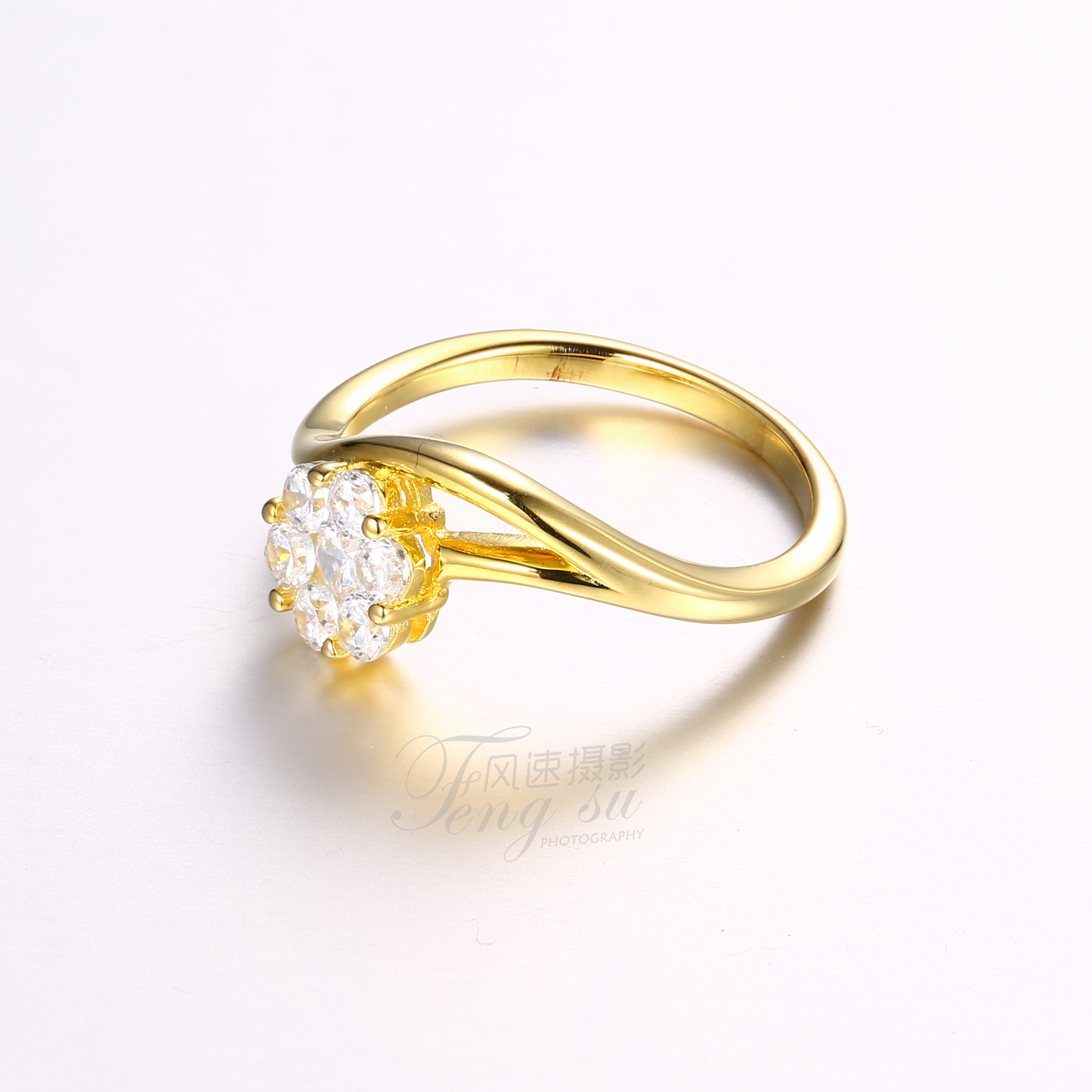 珠宝摄影|戒指|白底
