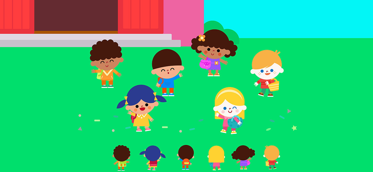 儿童app插画设计－优学猫逻辑（三）（图ZMTY4NTA2OTQw） - 儿童插画 - 站酷设计师jellybean777原创素材 - 站酷ZCOOL