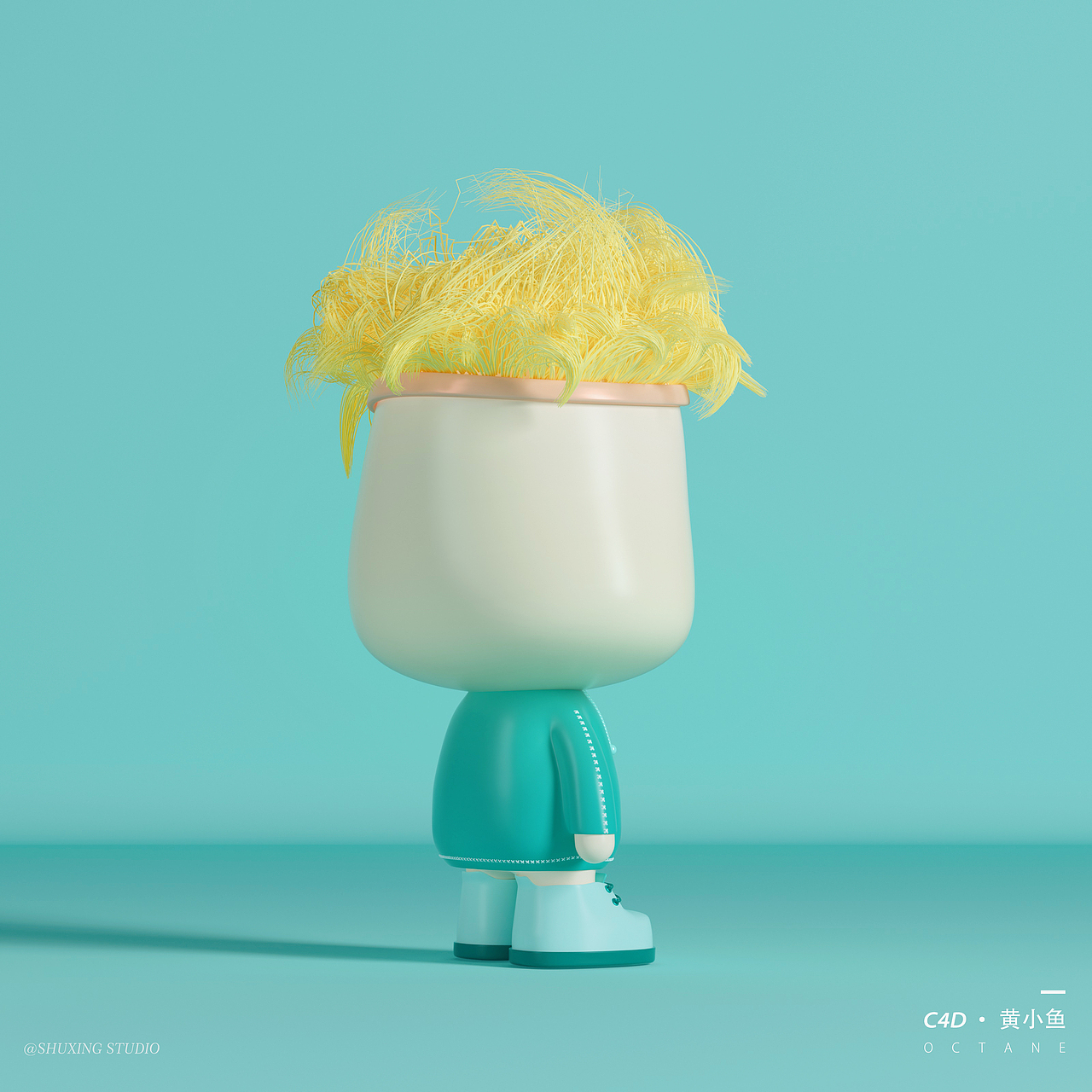 8月的一些IP建模渲染