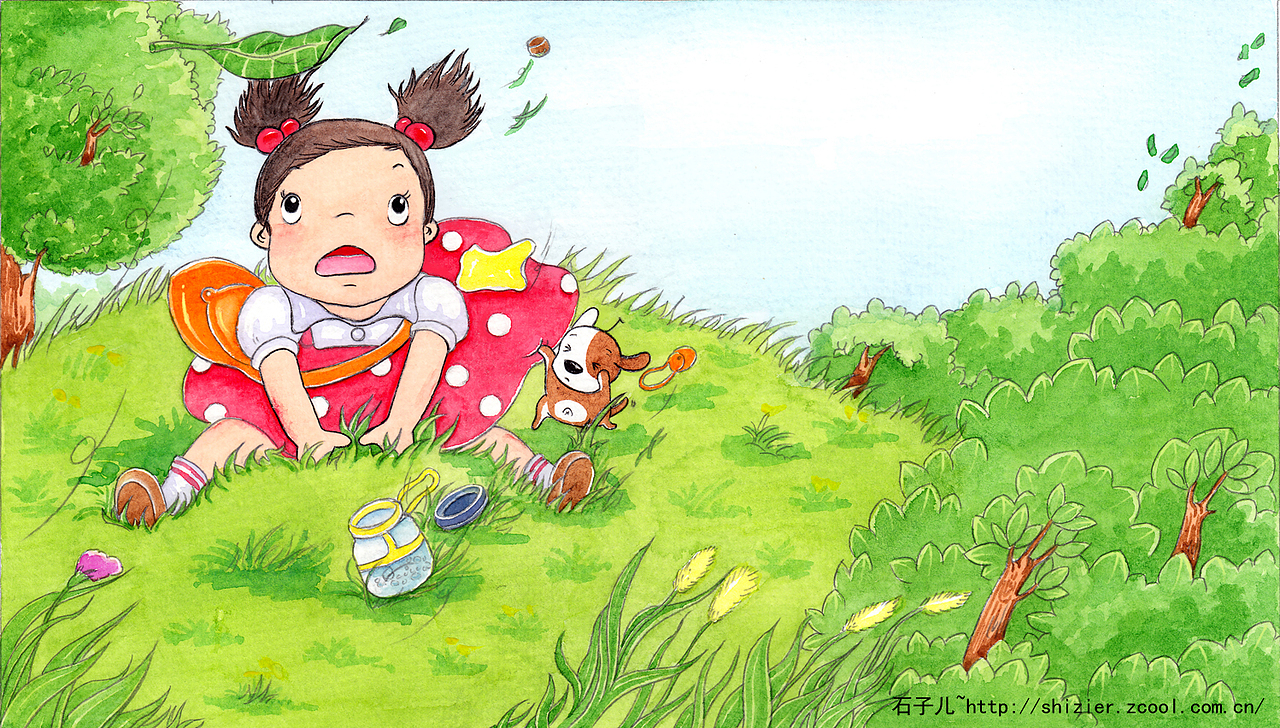 中国儿童出版社~手绘《一个哭出来的故事》|插画|儿童插画|石子儿绘本