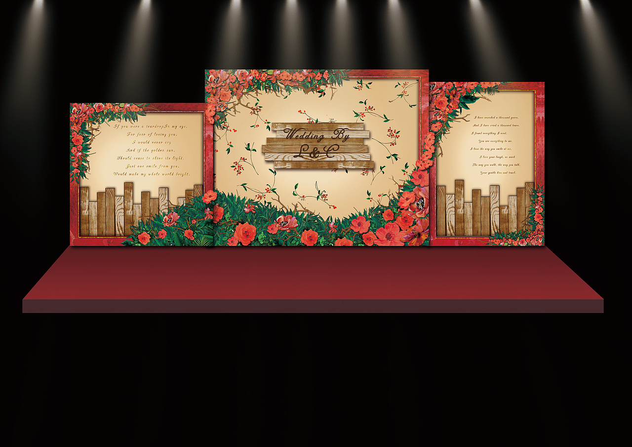 婚礼效果图（图ZOTIxMDAyNjQ=） - 其他平面 - 站酷设计师小鼻屎原创素材 - 站酷ZCOOL