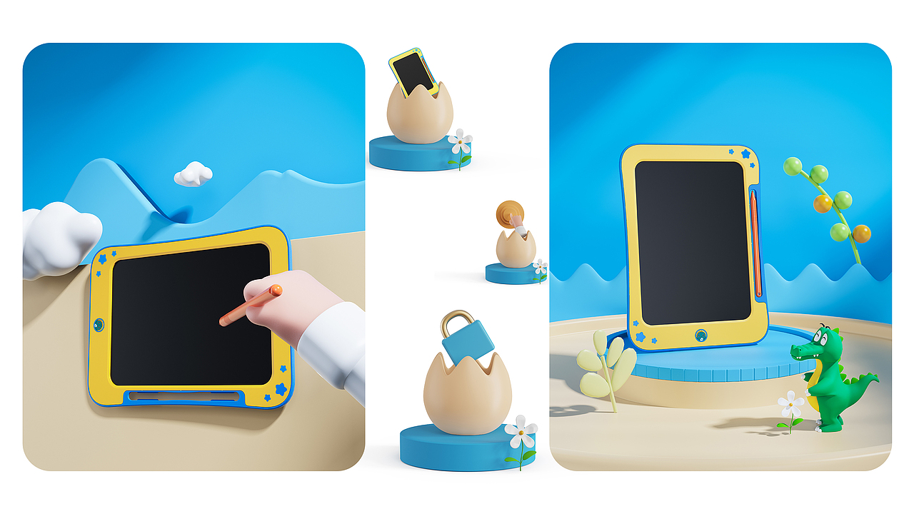 儿童玩具-keyshot建模渲染