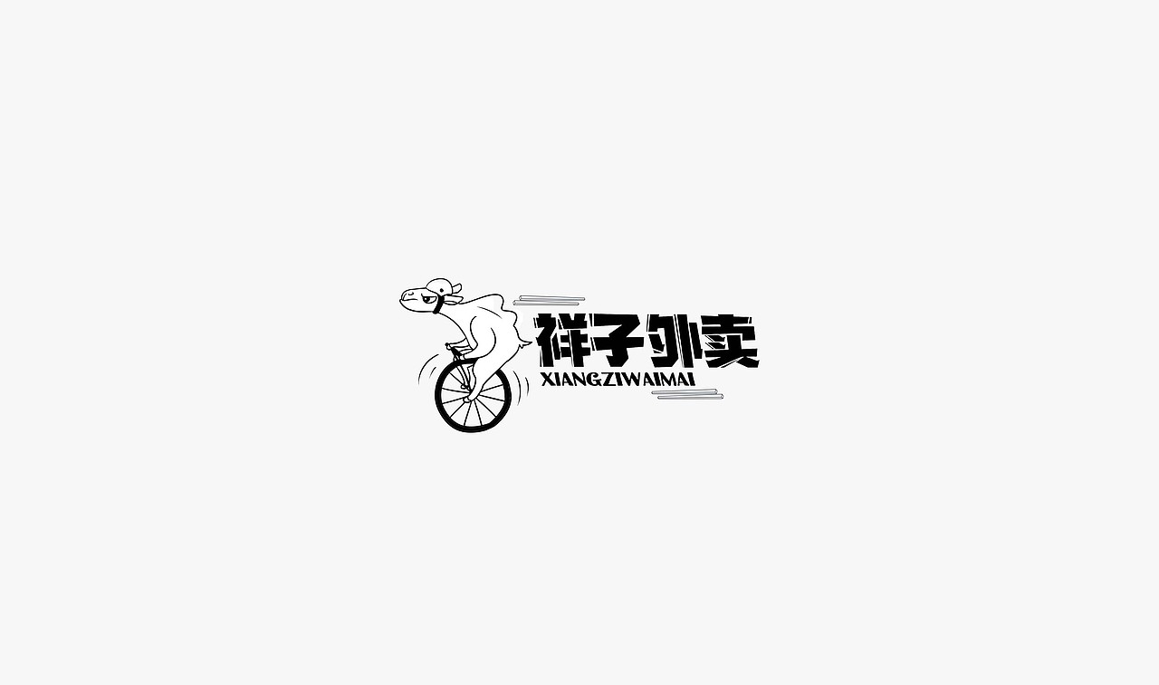骆驼外卖logo