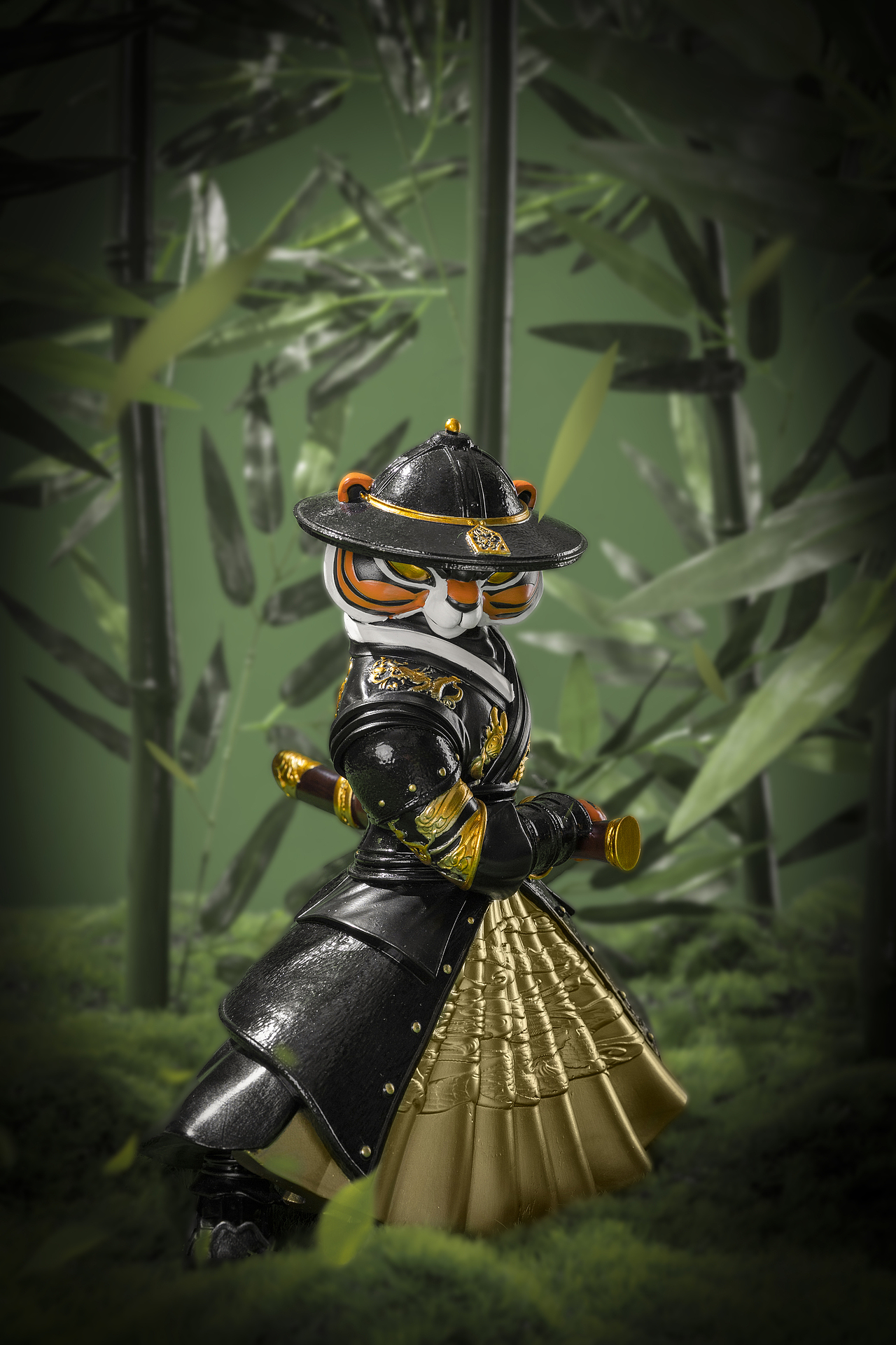 寅虎锦衣卫潮玩手办摆件，羽林造物十二生肖系列