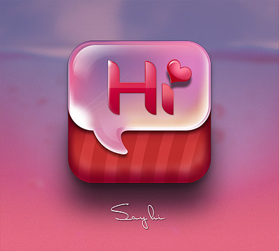 Say,Hi~! 一个陌生人交友app icon（图ZNzE2NDA3Ng==） - 图标 - 站酷设计师吴大拿原创素材 - 站酷ZCOOL