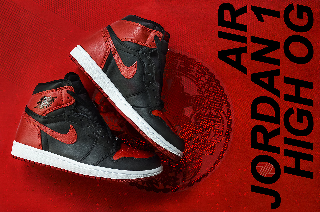 AIR JORDAN 1“禁穿”（图ZNjg5NTU5ODg=） - 产品摄影 - 站酷设计师applicant1原创素材 - 站酷ZCOOL