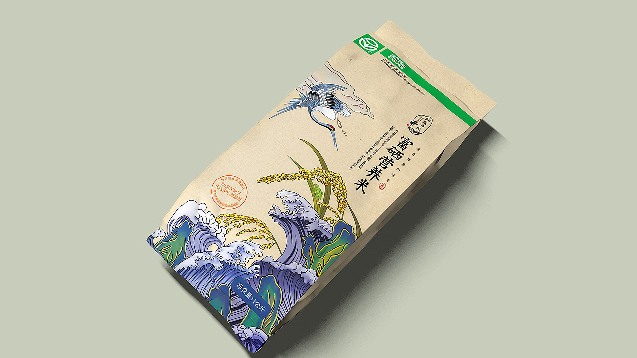 富硒鹤泉净米包装手提盒