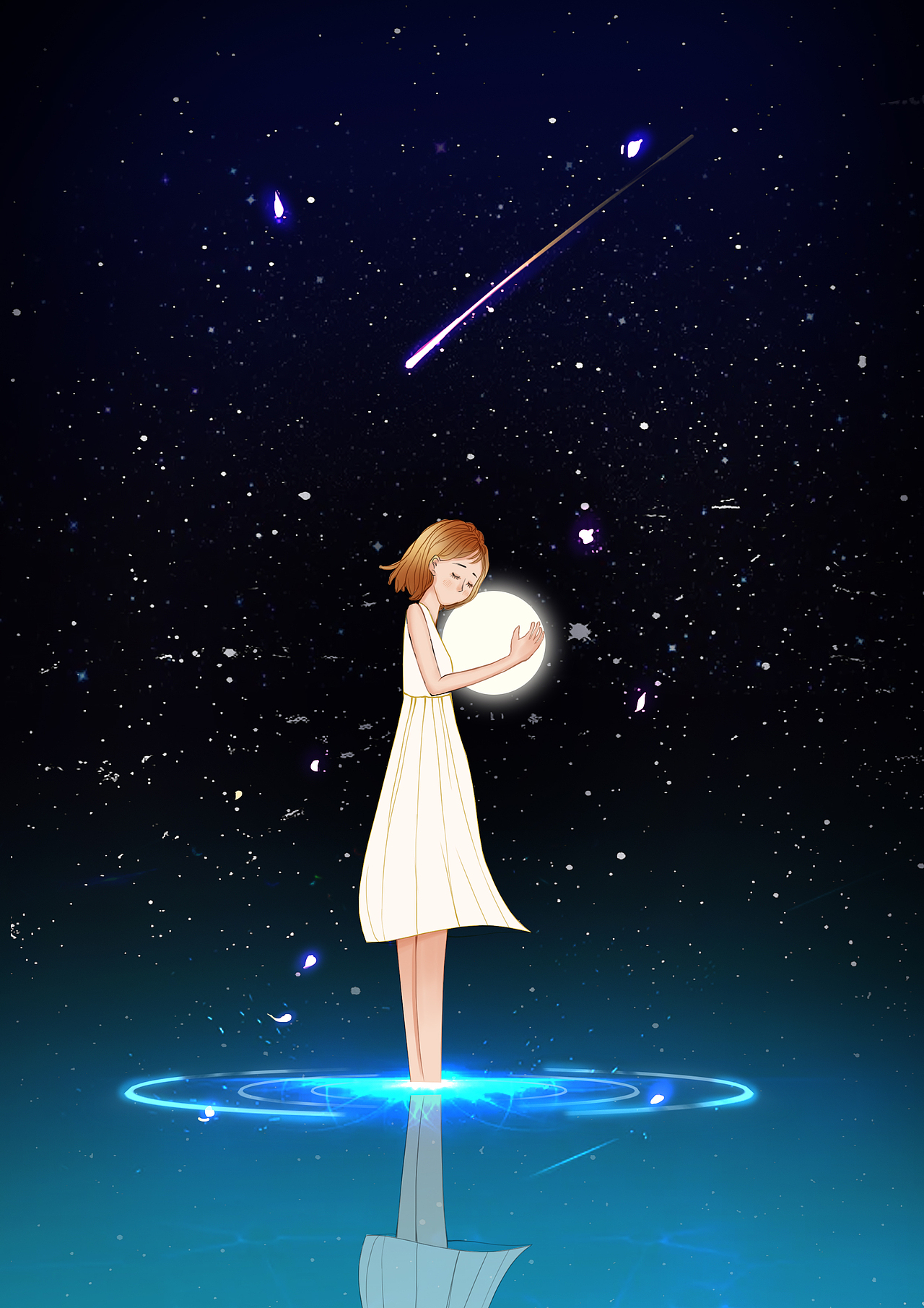 《方圆几里》小说封面创作（图ZMjg2Mzc1NDIw） - 艺术插画 - 站酷设计师菲菲君FeyFey原创素材 - 站酷ZCOOL