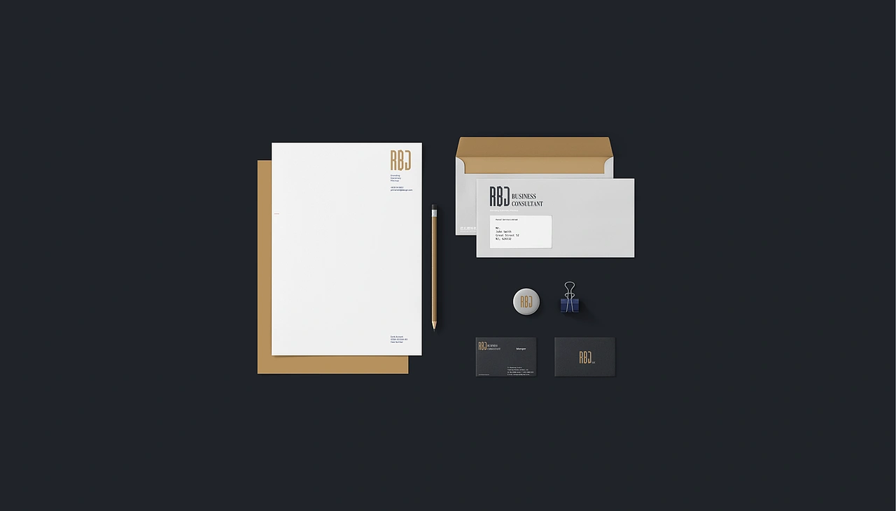 古典黑金类高端英文金融LOGO-品牌设计