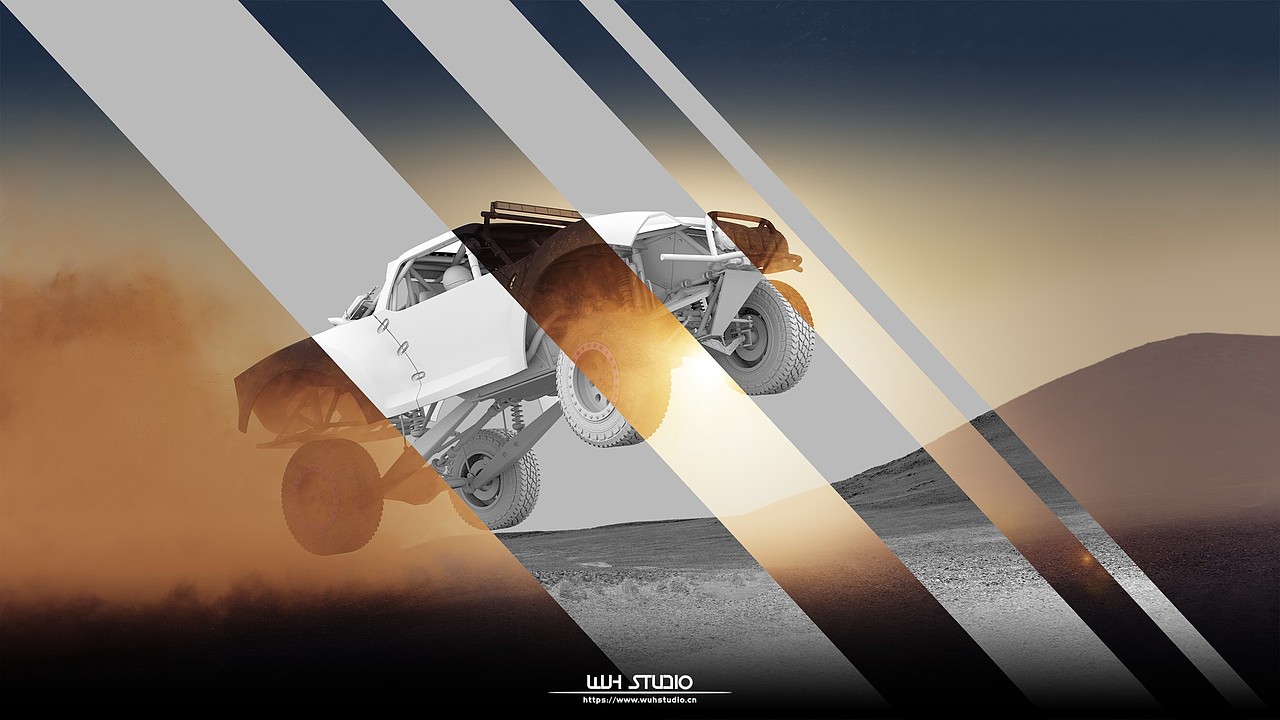 Trophy Truck 奖杯卡车(绑定完成!)(图ZOTkxOTA1MjA=) - 机械/交通 - 站酷设计师_WUH_原创素材 - 站酷ZCOOL