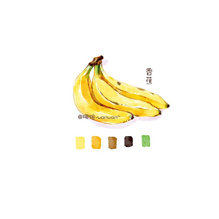 ipad 水彩插画-美食合集（图ZMjIyMTEyMDMy） - 艺术插画 - 站酷设计师十一水彩原创素材 - 站酷ZCOOL