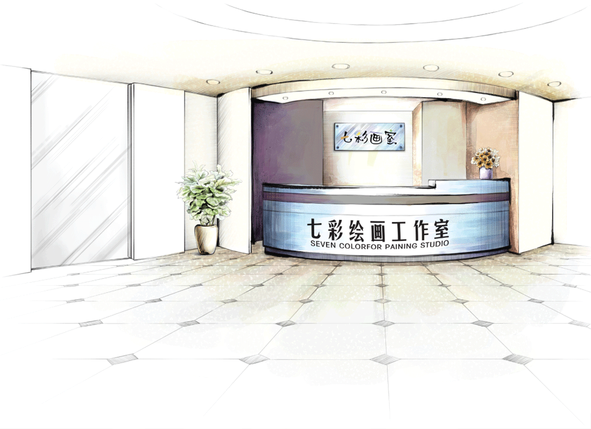 七彩画室VIS视觉识别手册（图ZODQwNzE1NzY=） - 书籍/画册 - 站酷设计师fairy_wu原创素材 - 站酷ZCOOL