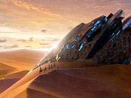 Mojave 沙漠   场景搭建