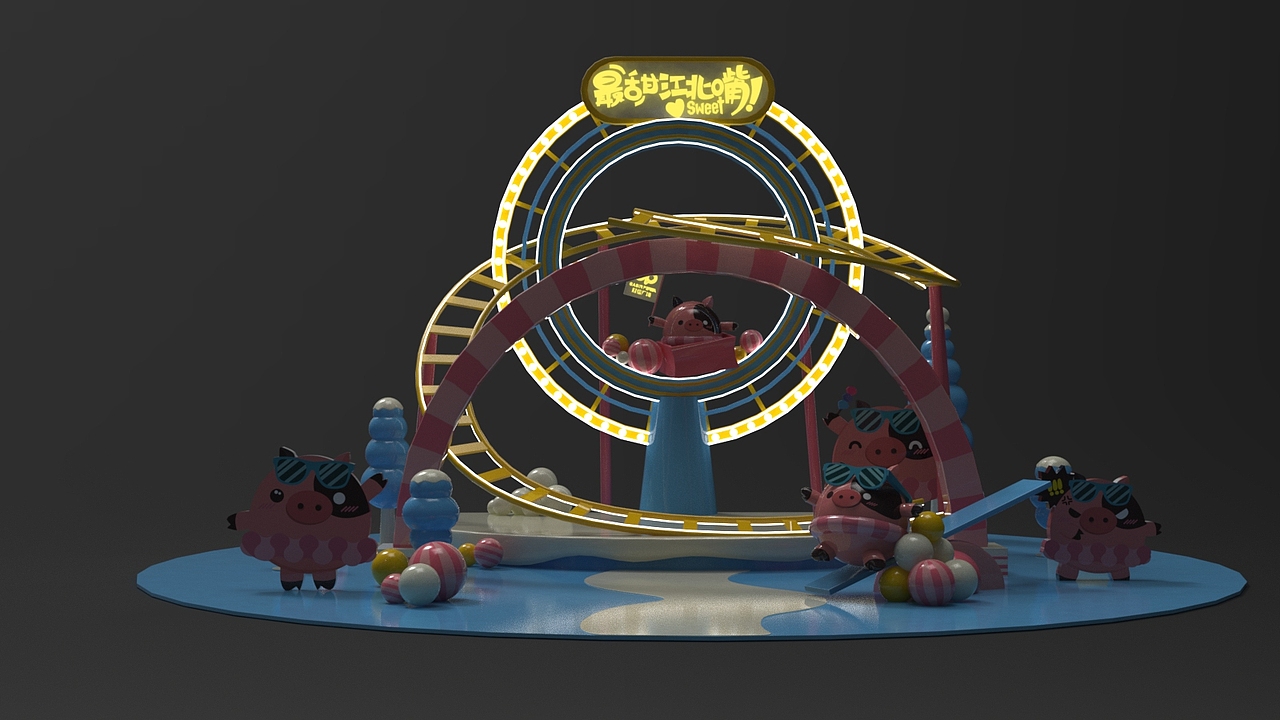 财信广场3周年美陈包装(重庆)