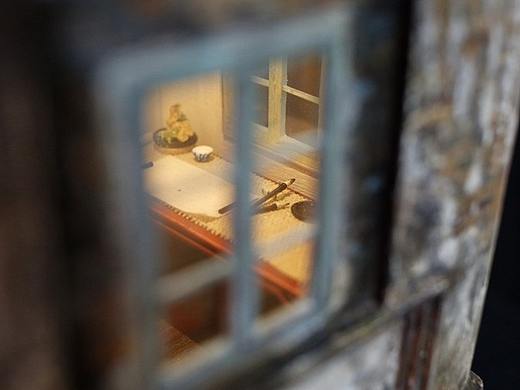 广西 北海老街 渔具店杂货店袖珍场景 - 夜景 