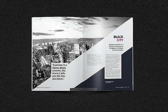 高端大气企业杂志画册模板