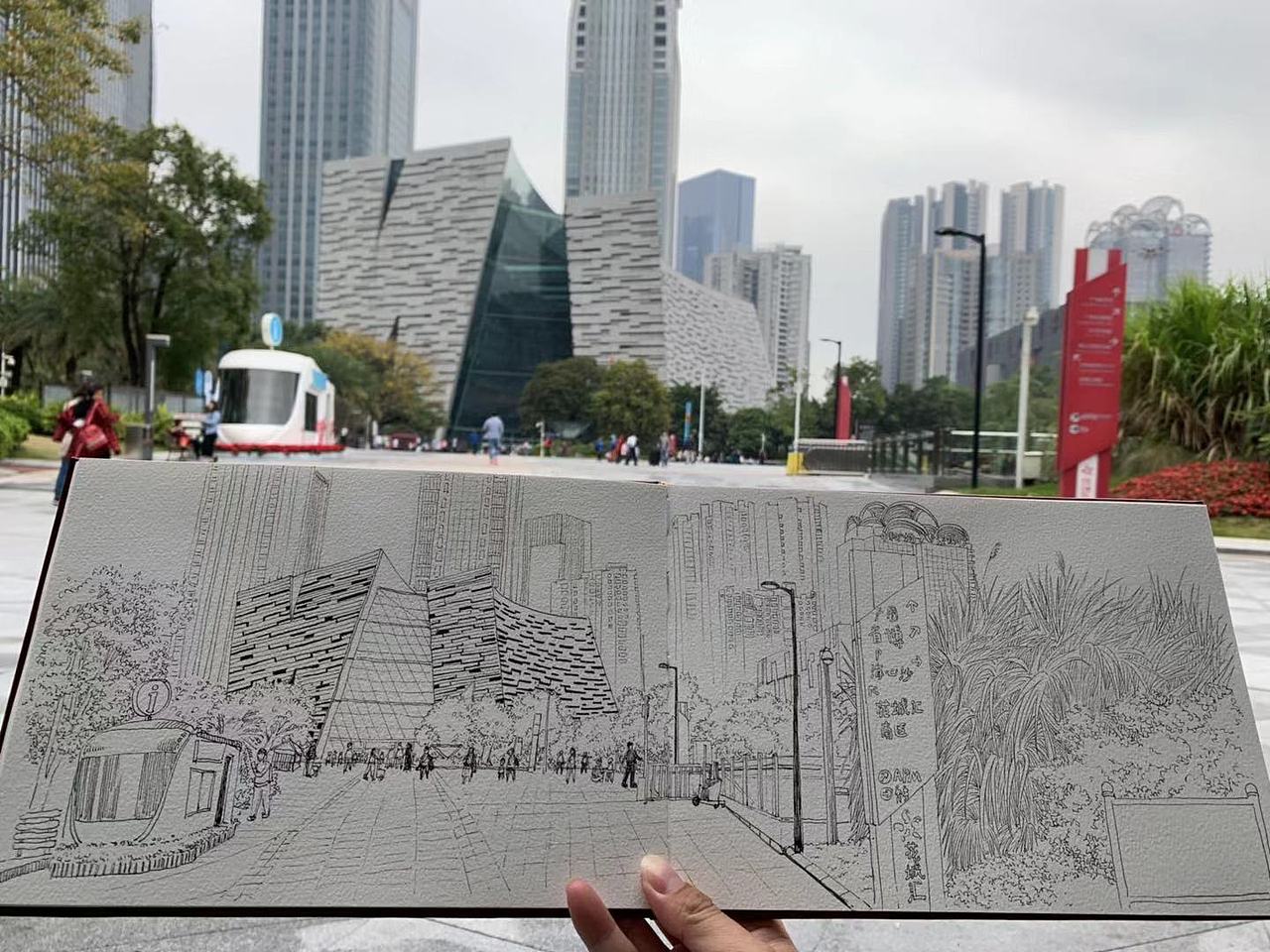 钢笔淡彩写生（图ZMTc3MzMyNDQ4） - 绘画 - 站酷设计师喵喵LC原创素材 - 站酷ZCOOL