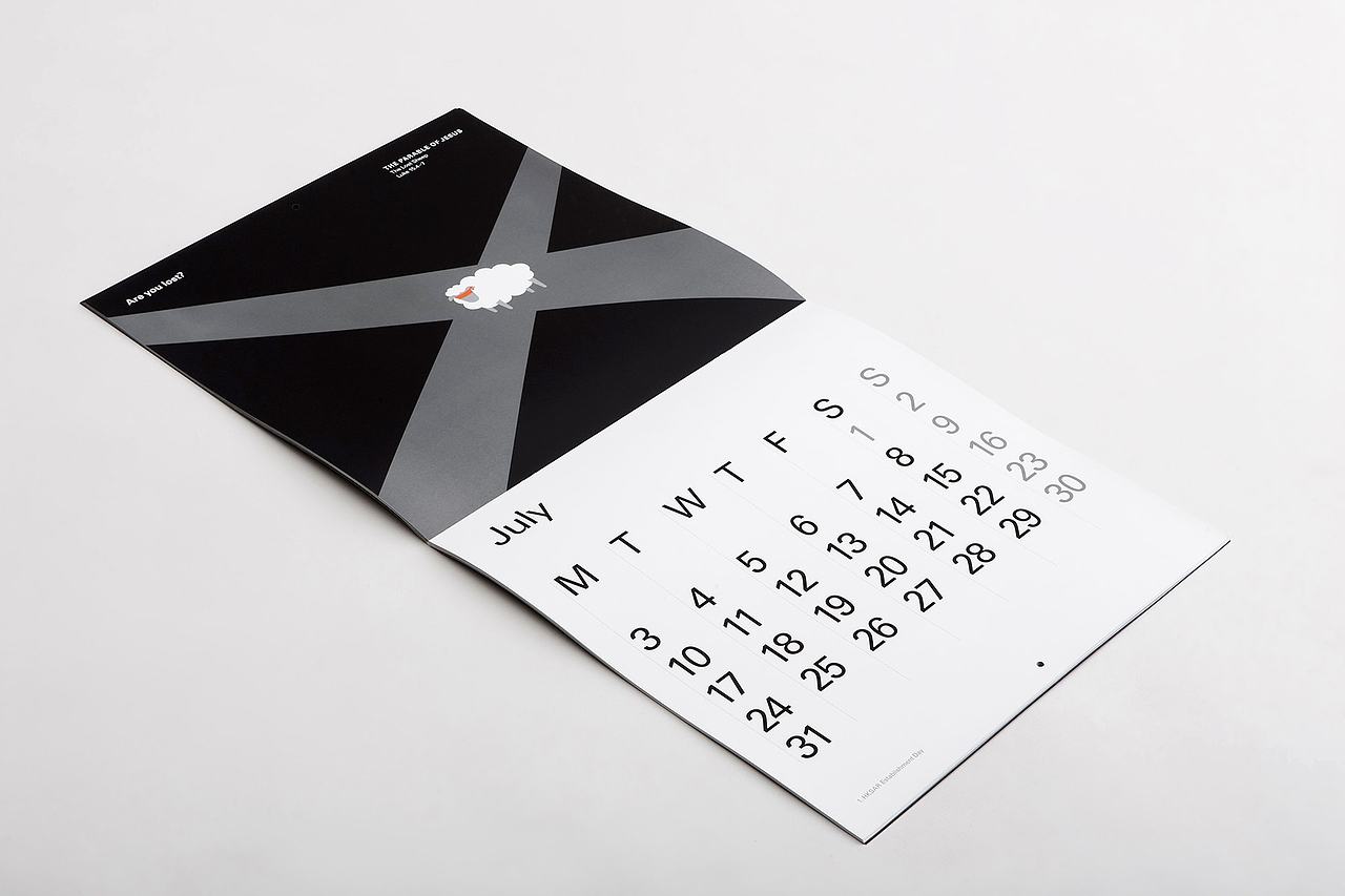 设计分享/ 耶稣的寓言2-日历（图ZMjQ3ODMyODY0） - 书籍/画册 - 站酷设计师BranD杂志原创素材 - 站酷ZCOOL