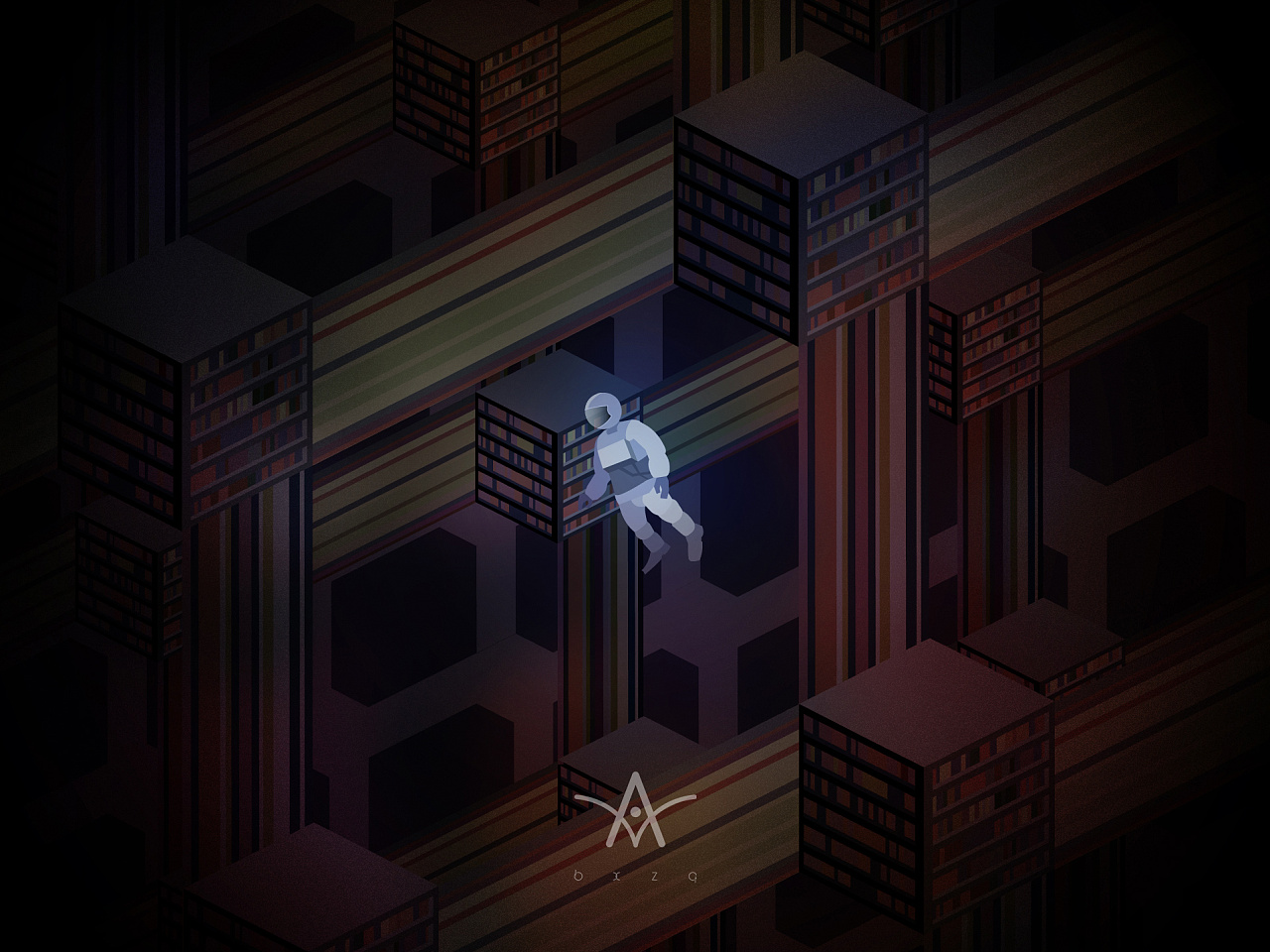 星际穿越插画插画习作不想早起的Ai 原创作品 站酷 (ZCOOL)