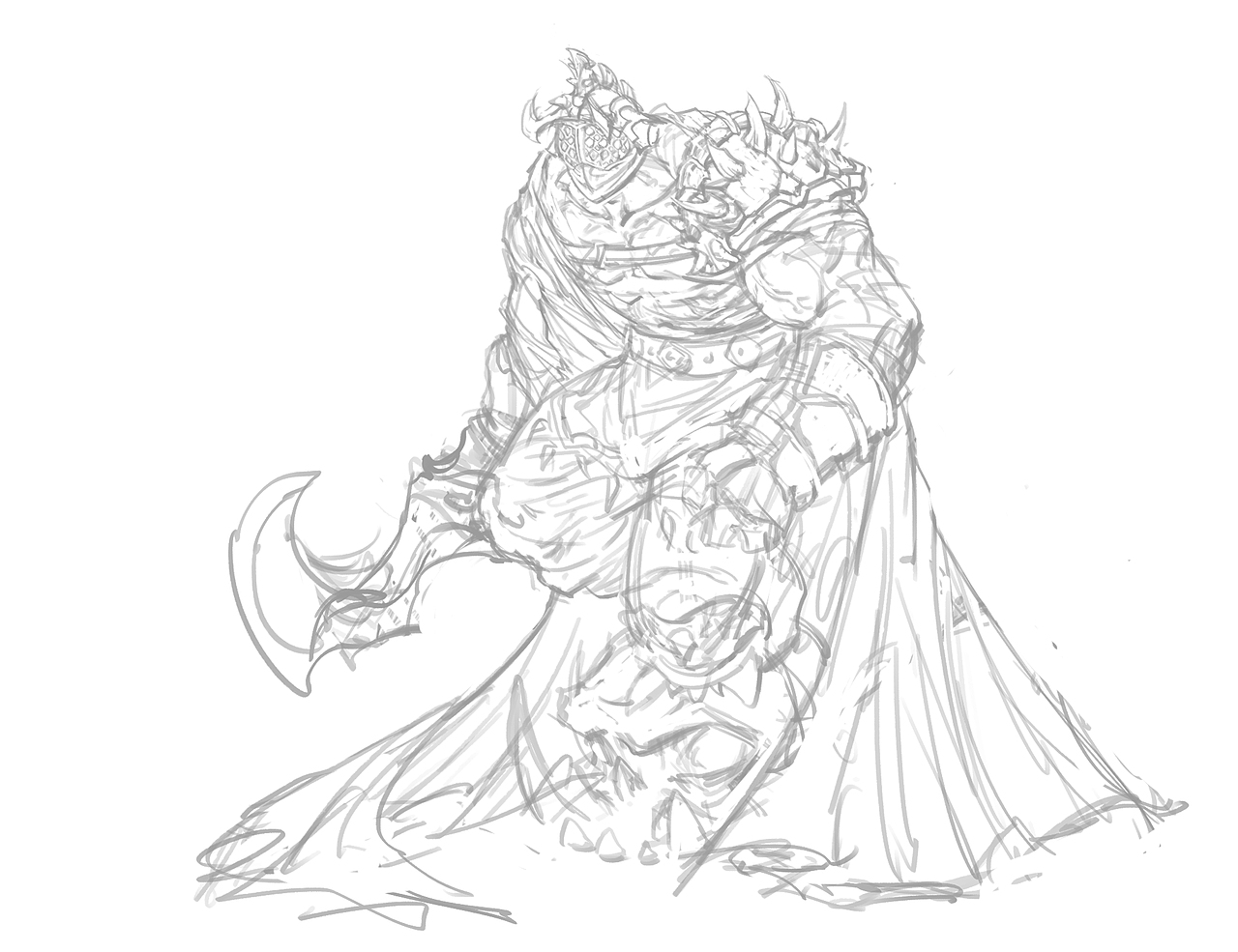 屠夫|插画|概念设定|malowe_原创作品-站酷zcool