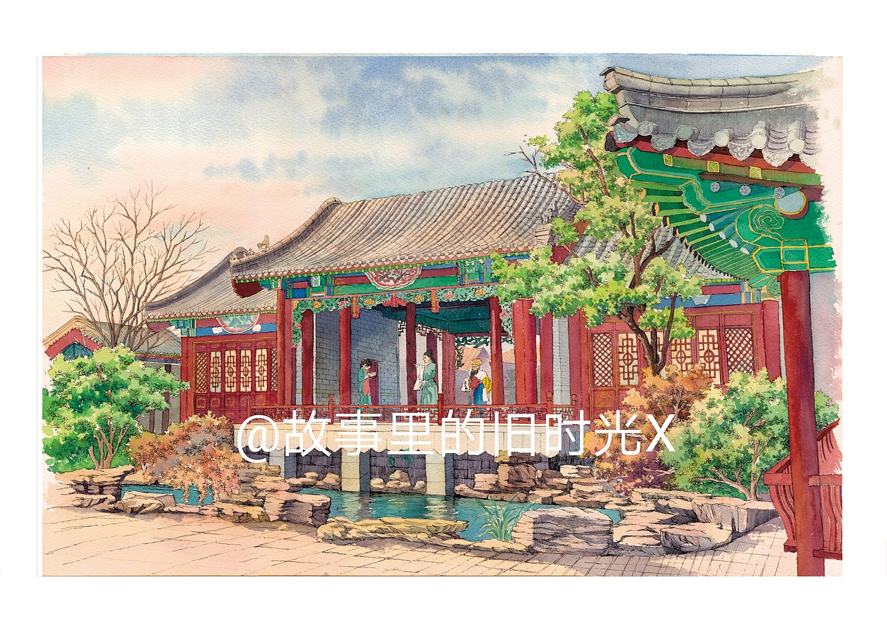 一座拥有两千多年历史的古城（图ZOTcyNjYwMjQ=） - 商业插画 - 站酷设计师A时间A原创素材 - 站酷ZCOOL