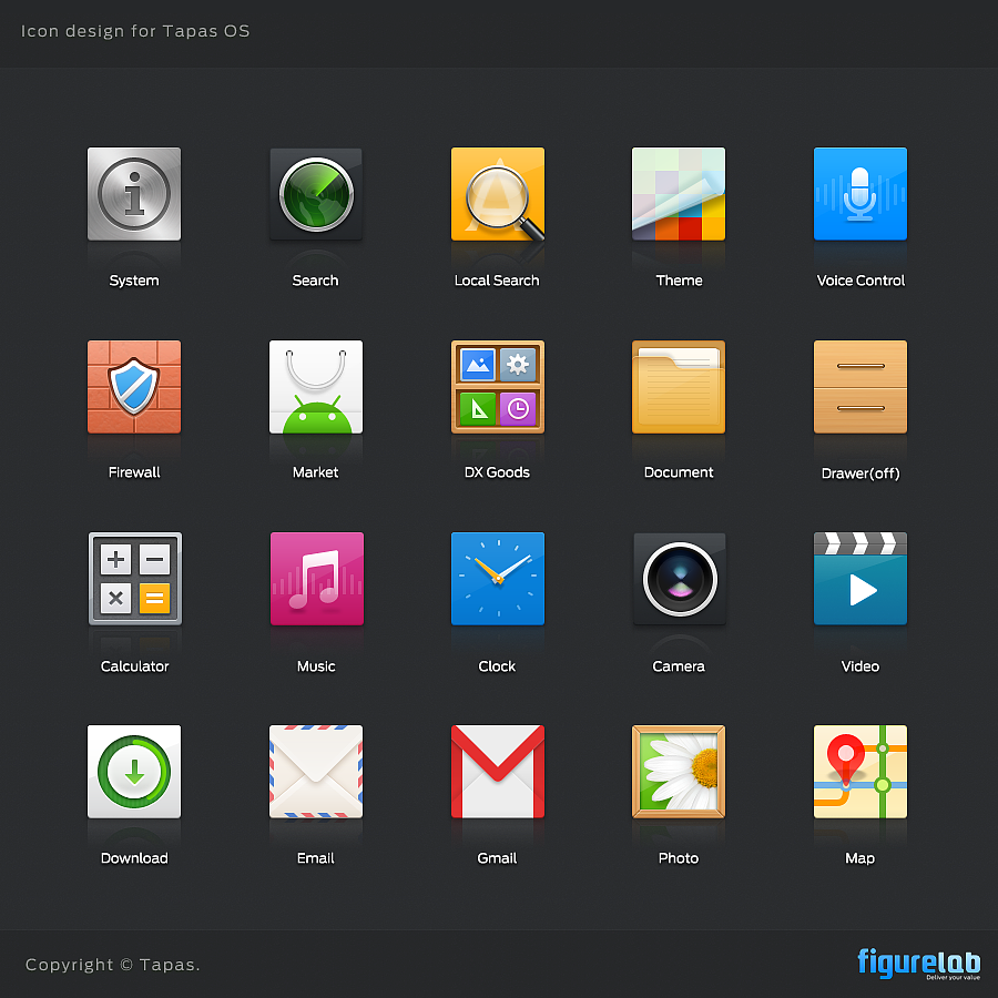 点心ROM UI 设计（图ZNjgyNjA4OA==） - 主题/皮肤 - 站酷设计师ForrestYuan原创素材 - 站酷ZCOOL