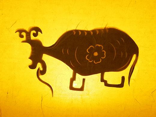 十二月神主题皮影创作