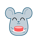 翔通动漫原创表情---黑眼鼠