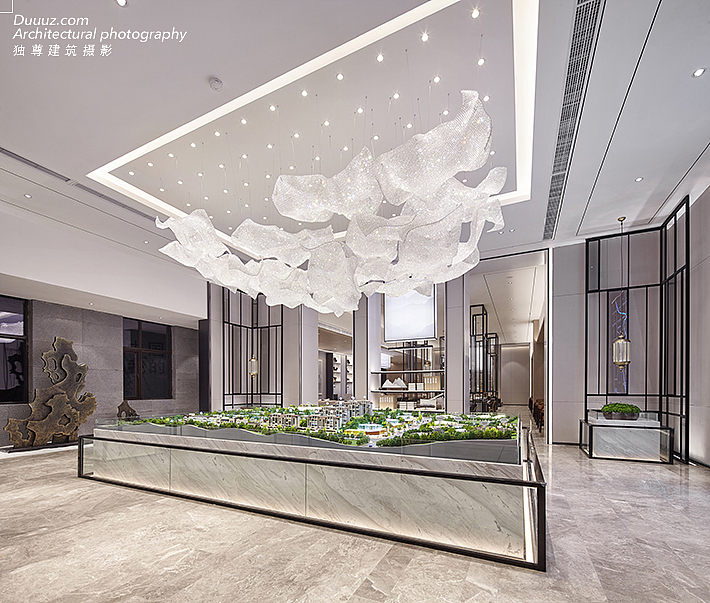 独尊建筑摄影：中式美学，保利天府林语销售中心（图ZMTE3MDUxNDQw） - 家装设计 - 站酷设计师空与间摄影原创素材 - 站酷ZCOOL