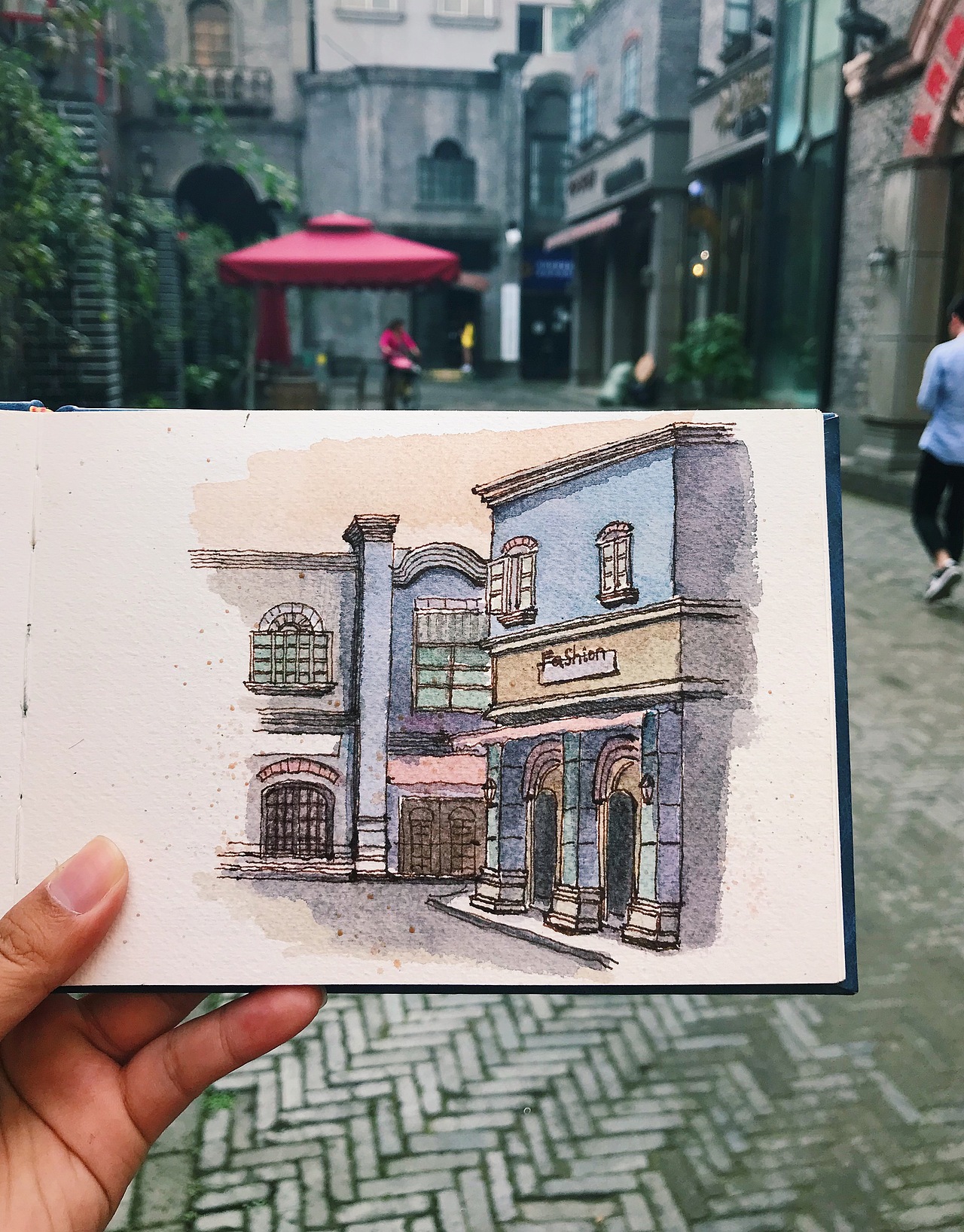 6月到7月的旅行写生（图ZMTIzNTkwNjIw） - 绘画 - 站酷设计师辣椒水彩原创素材 - 站酷ZCOOL