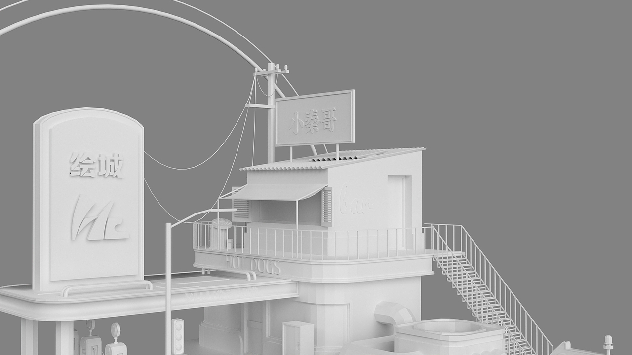 blender建模渲染 科幻太空站（图ZMjg4NDczMTIw） - 动画/影视 - 站酷设计师Adobe小秦哥原创素材 - 站酷ZCOOL