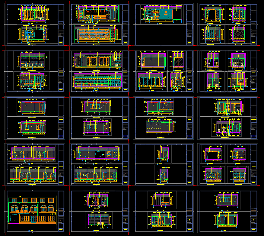 周口某酒店深化设计（图ZMjcyNTcyMDQ4） - 酒店餐饮设计 - 站酷设计师图纸美学原创素材 - 站酷ZCOOL