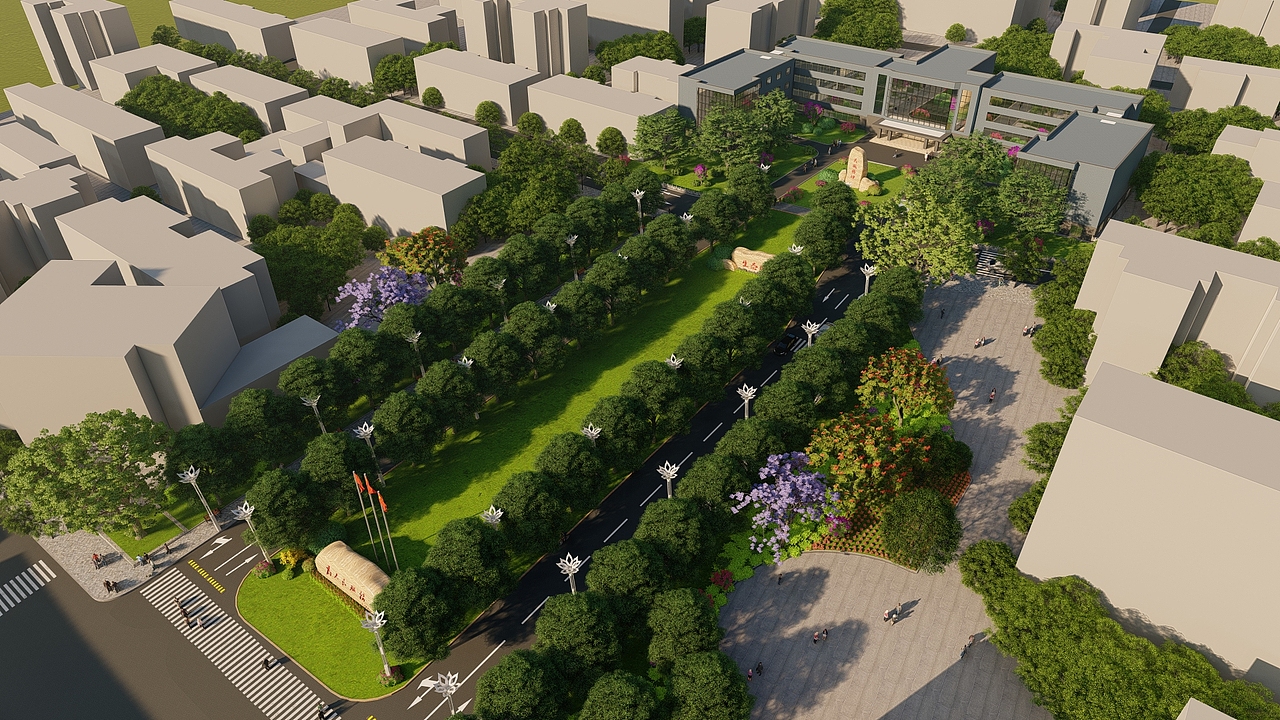 园林绿化景观效果图（图ZMjk1ODg4MzU2） - 场景 - 站酷设计师hyrz5wow原创素材 - 站酷ZCOOL