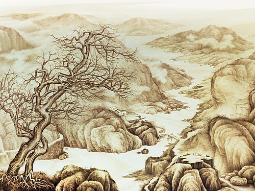 江杰路老师木板烫画作品欣赏