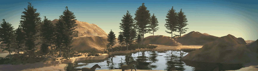 地质公园展馆投影视频