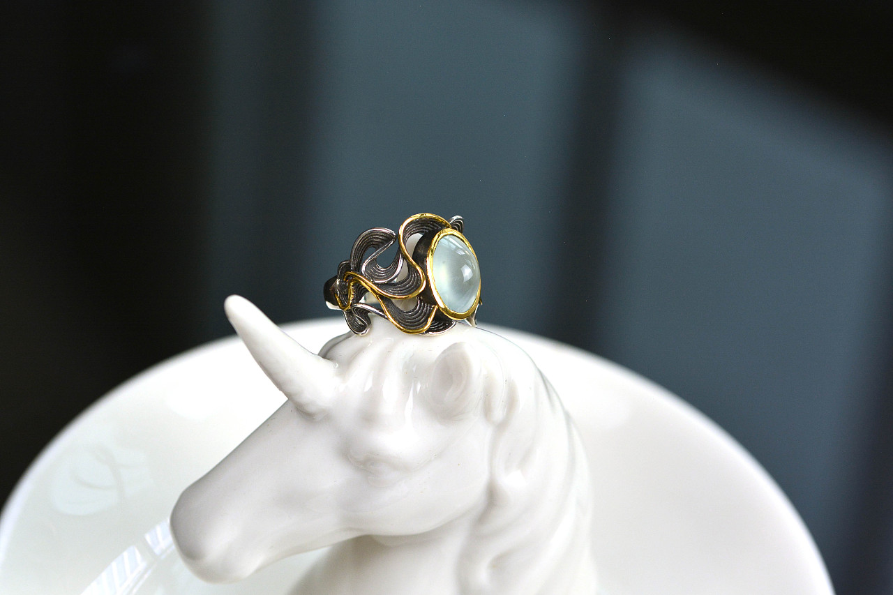 设计师作品|云纹戒指|手工艺|首饰设计|天使原创珠宝设计 - 原创作品