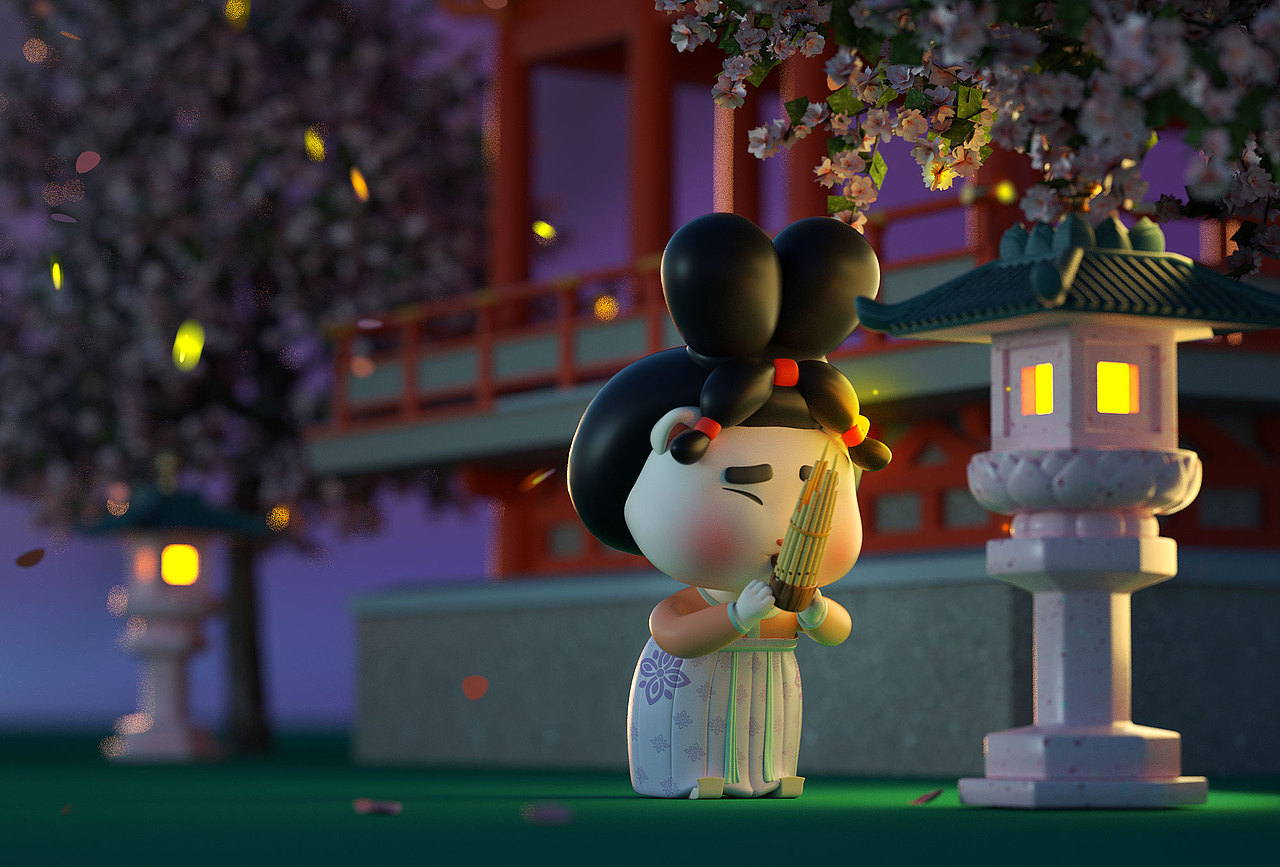 国潮ip设计大唐御猫