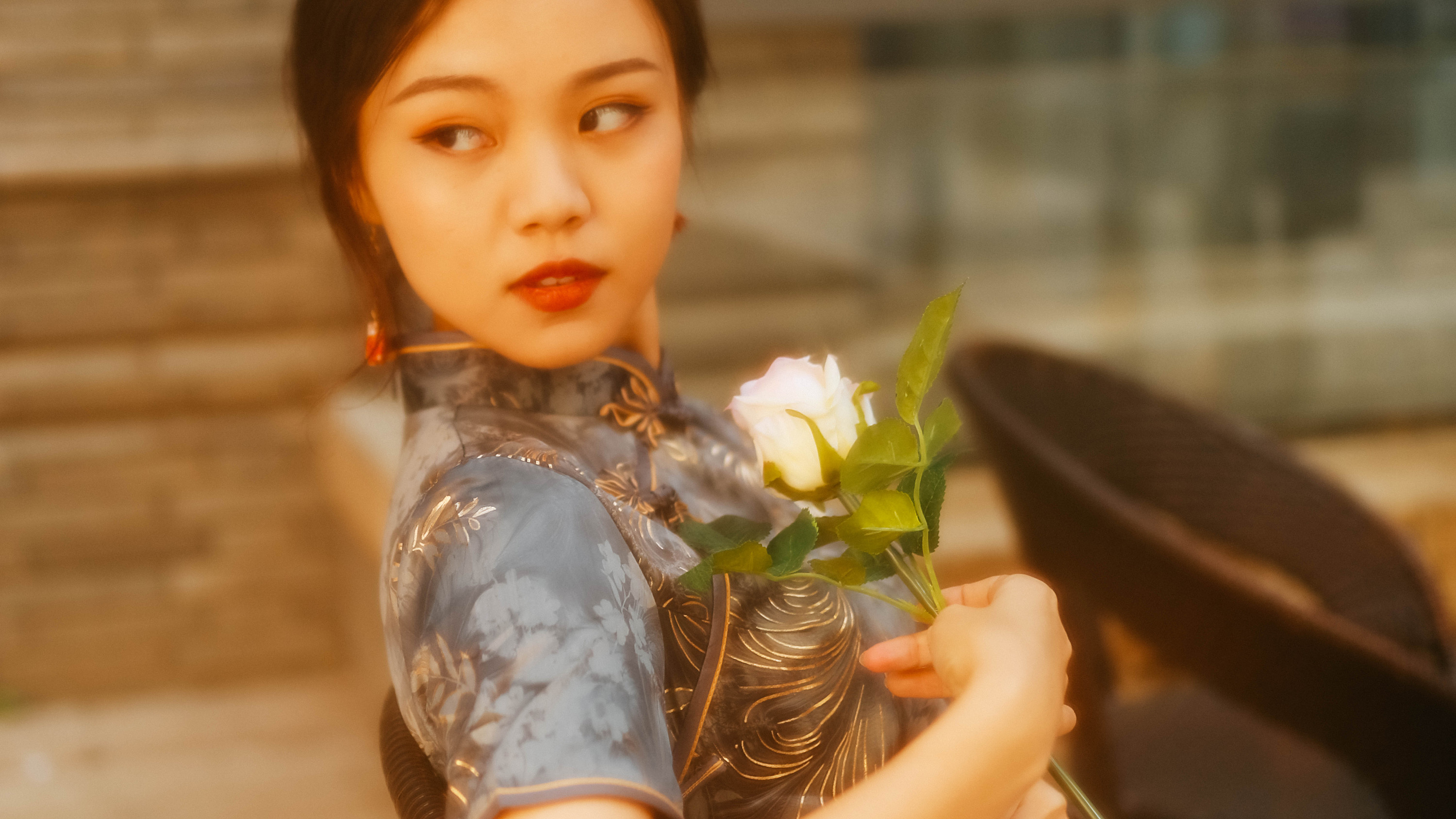 石家庄约拍旗袍写真|摄影|人像|春不语写真馆 - 原创作品 - 站酷